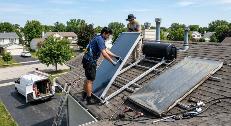 Solar Water Heater Replacement in Fredericksburg, VA