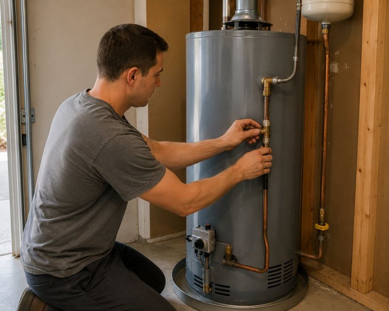 Gas Water Heater Installation in Katy, TX