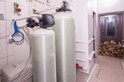 Water Softener System in Operation